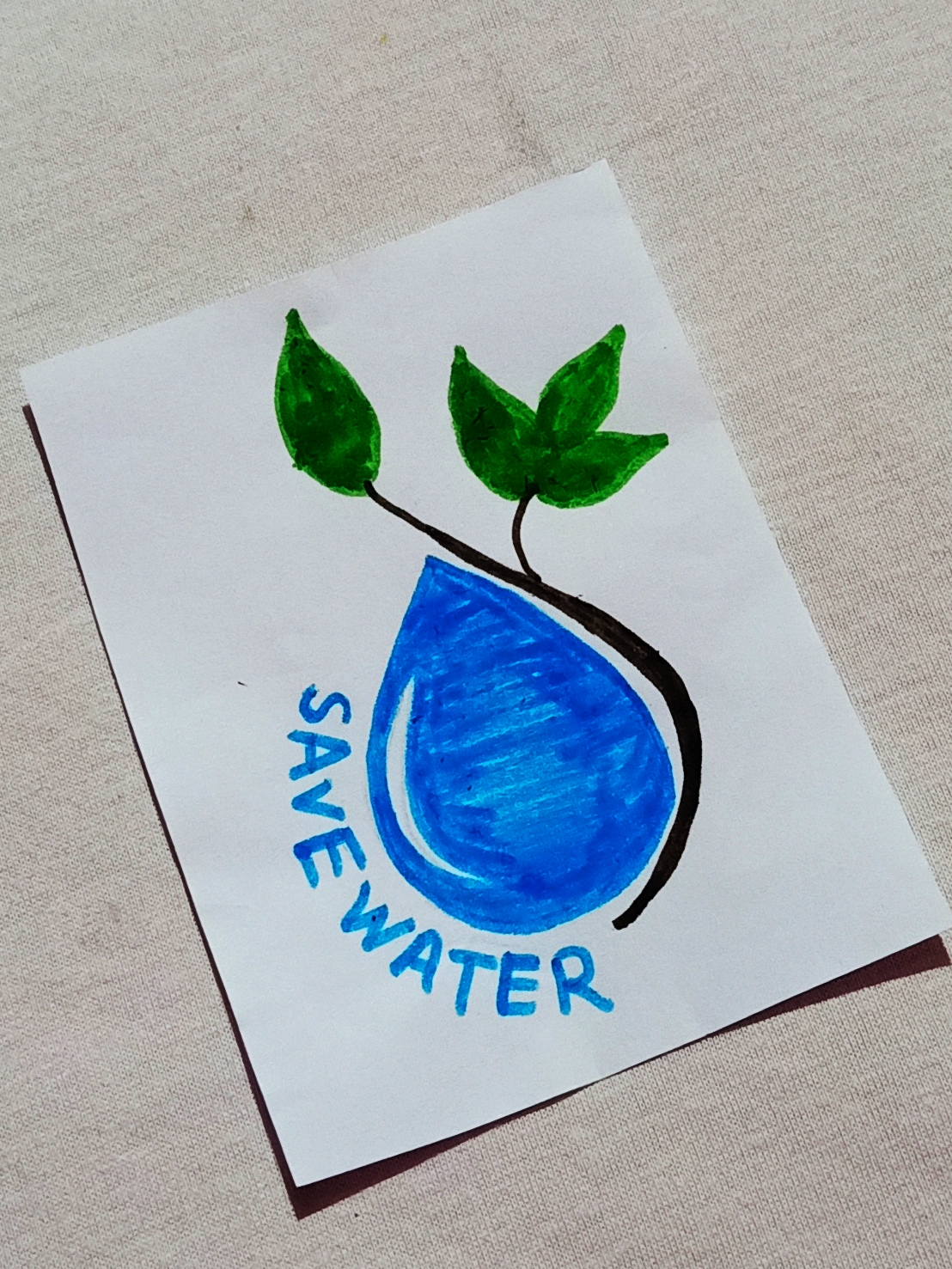 Class 3 EVS Save Water Poster Drawing for kids - YouTube-nextbuild.com.vn